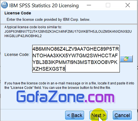 spss 20 license code